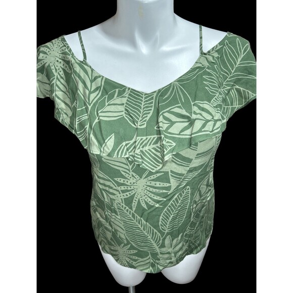 Old Navy Green blouse size medium - Picture 2 of 4